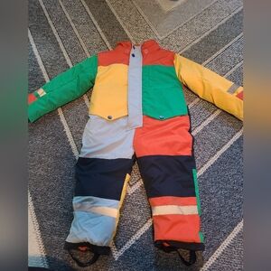 Colorful Kids Raincoat with Reflective Stripes